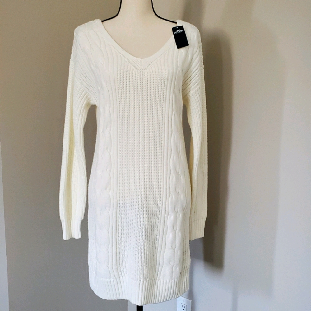 Hollister cable knit sweater dress size M